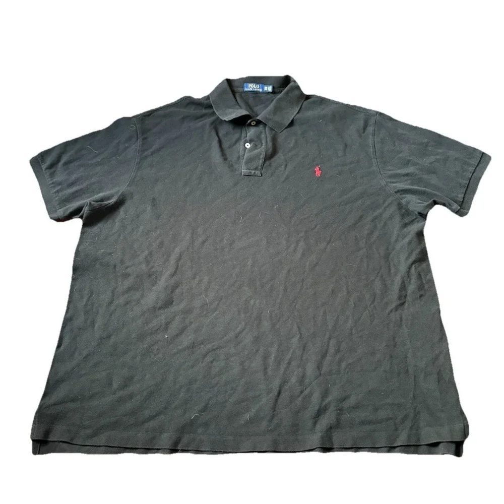 Polo Ralph Lauren POLO Shirt Mens 3XB Black Short Sleeve‎ Golf